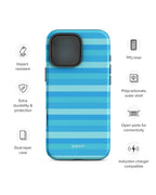 Blue Beach Band iPhone Case