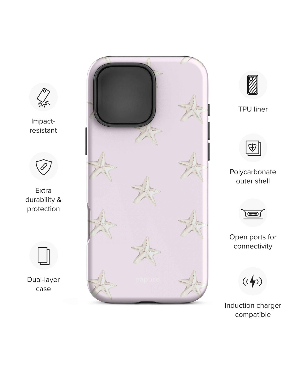 Pink Seashell iPhone Case
