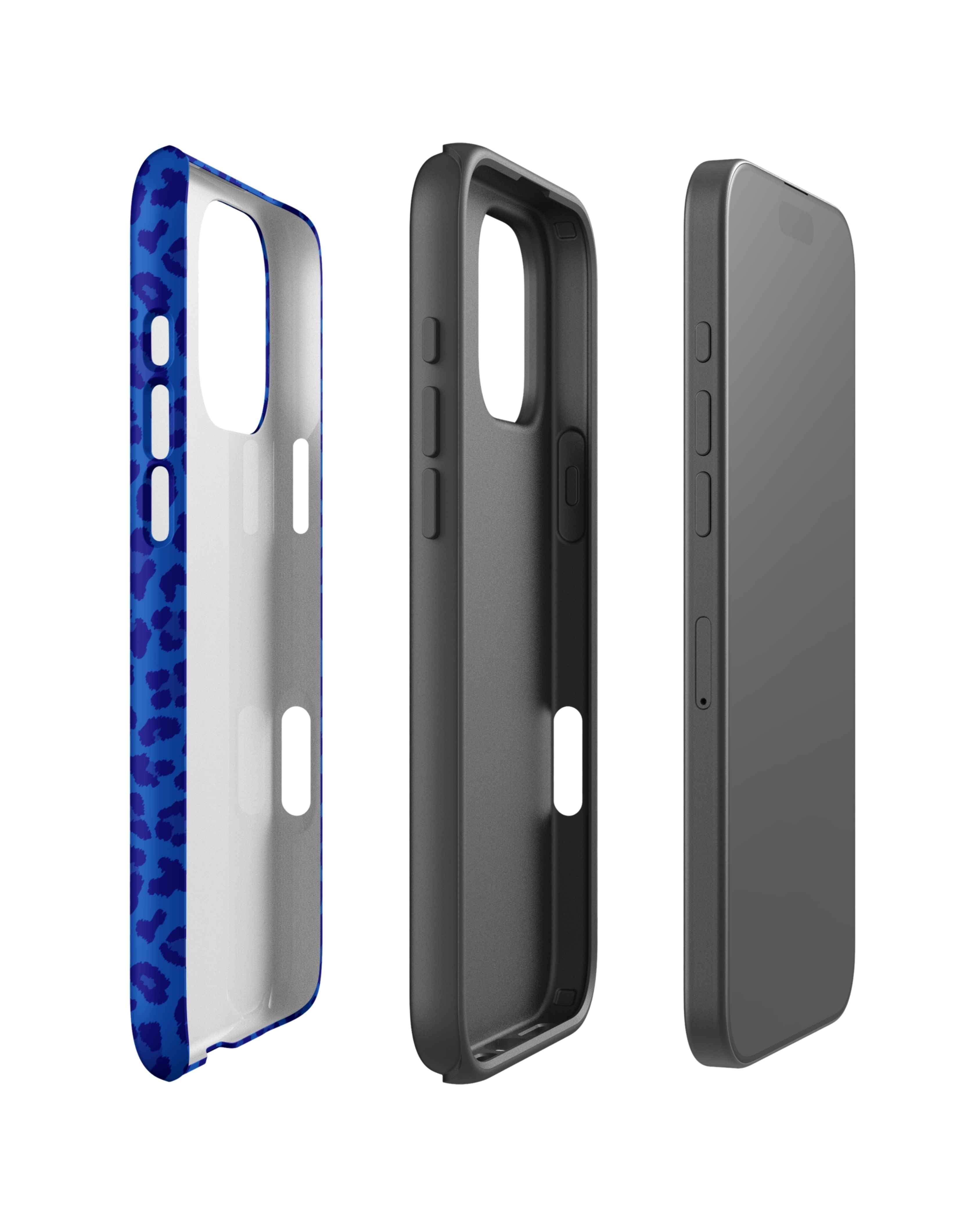 Cheetah Blue iPhone Case