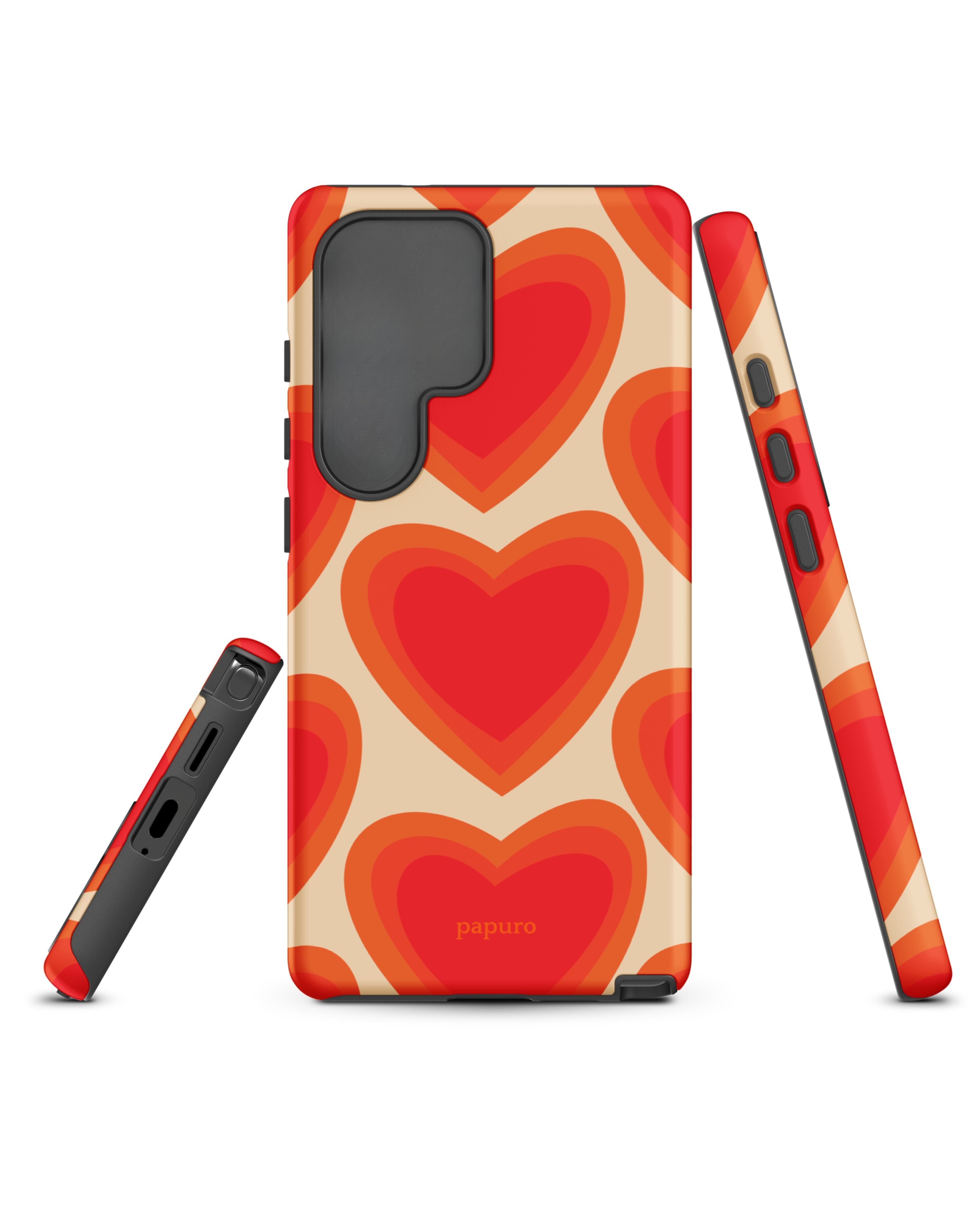 Sunset Hearts Samsung Phone Case