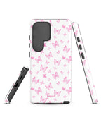 Pink Butterflies Samsung Phone Case