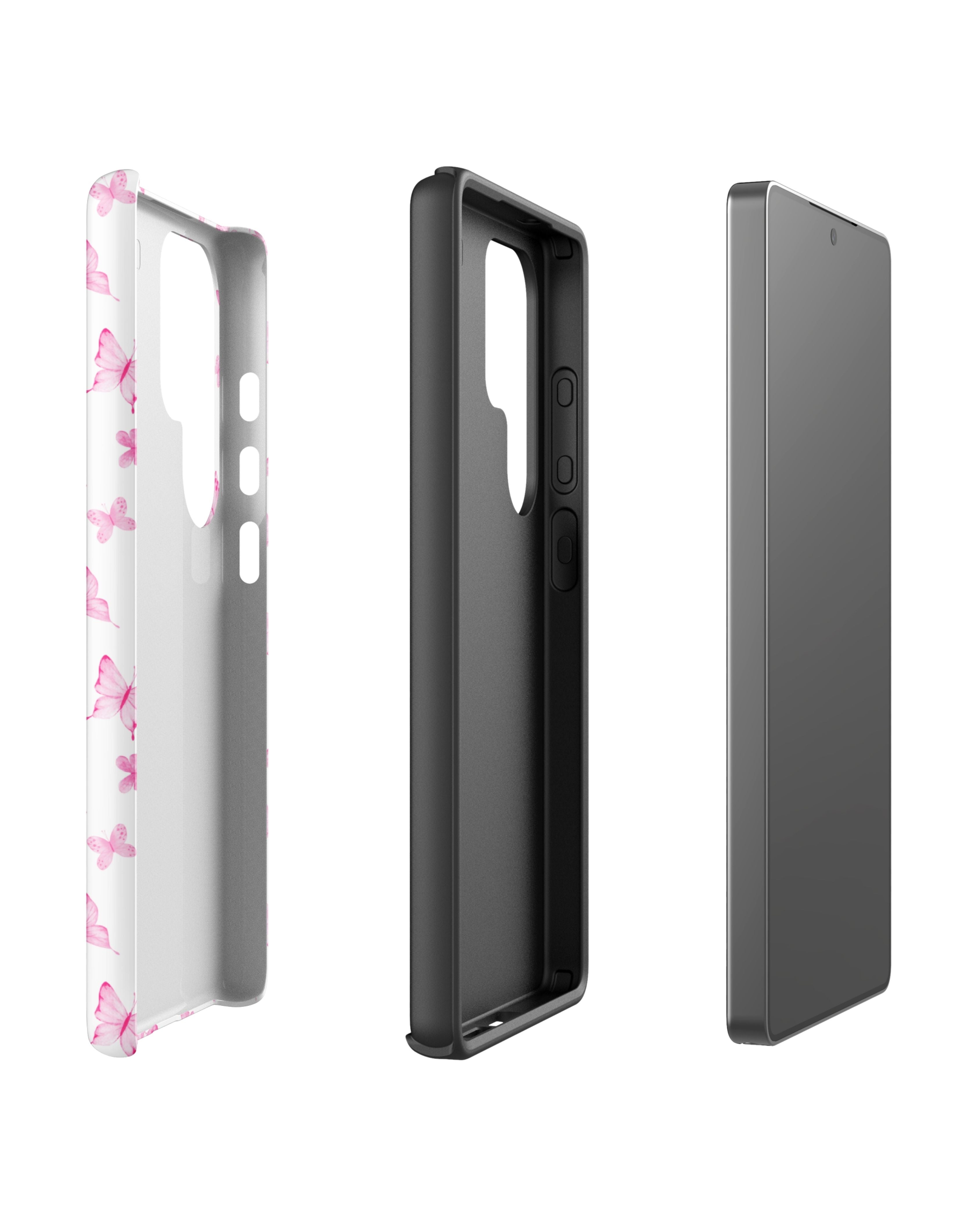 Pink Butterflies Samsung Phone Case