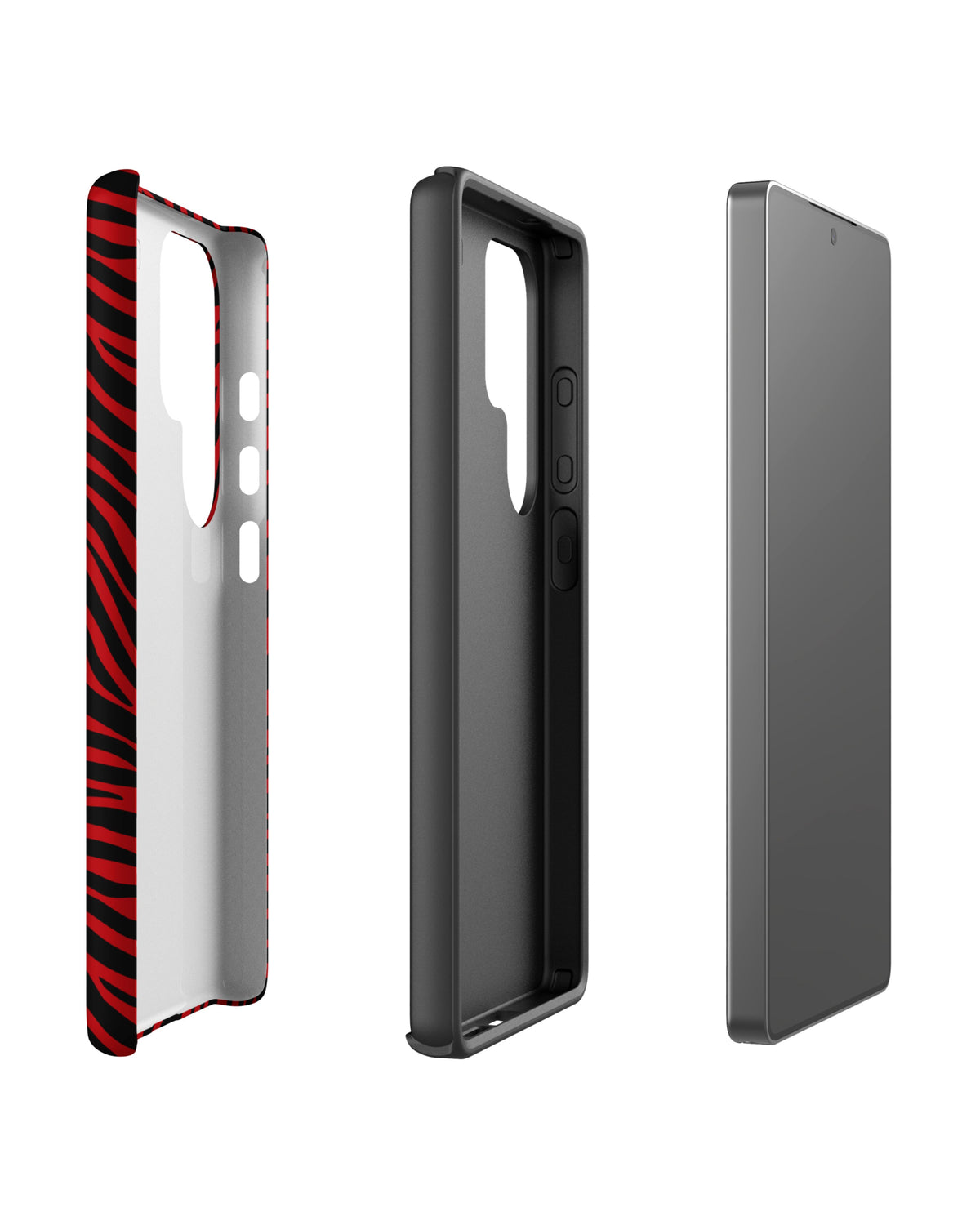 Striped Red Samsung Phone Case