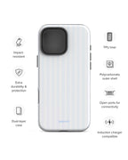 Preppy Baby Blue iPhone Case
