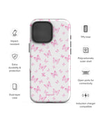 Pink Butterflies iPhone Case