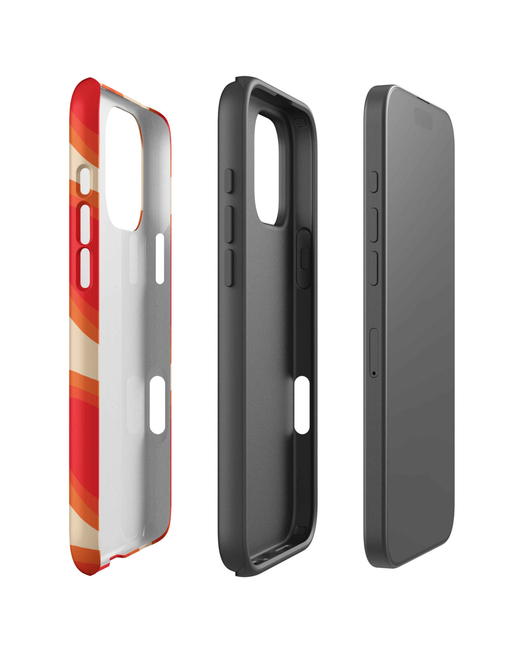 Sunset Hearts iPhone Case